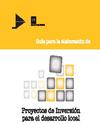 Guía para la elaboración de proyectos de inversión para el desarrollo local 002 thumb