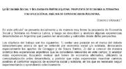 La economía social y solidaria en América latina: Propuesta de economía alternativa y su aplicación al análisis de experiencias en Argentina Vazquez thumb