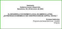 El desarrollo económico local en América Latina. ¿Estrategia económica o de construcción de capital social? Desarrollogallicchio thumb