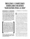 Indígenas y campesinos americanos haciendo “agricultura para la vida” Dibujo thumb