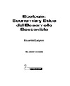 Ecología, Economía y Ética del Desarrollo Sostenible (5a. edición revisada) 42 thumb